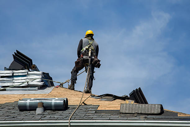Professional Metal Roofing technician working in Walled Lake, MI